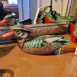 Wood duck folk art